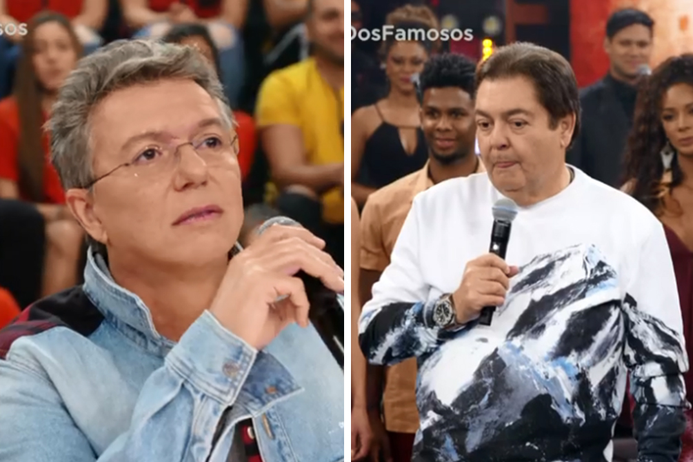 Faustão alfineta Boninho após avaliação no Show dos Famosos