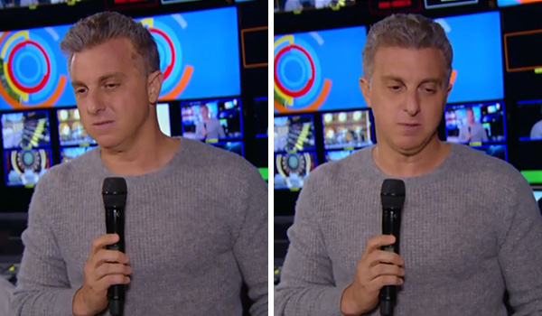 Luciano Huck durante apresentação de seu programa