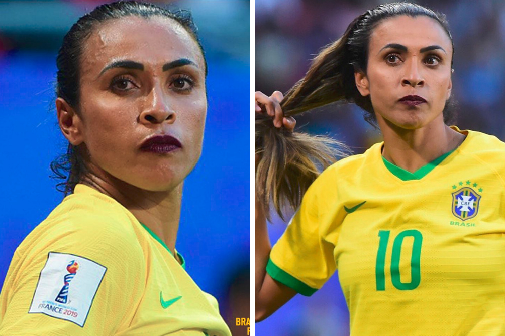 Batom de 34,99 reais usado por Marta rouba a cena em jogo da Copa do Mundo