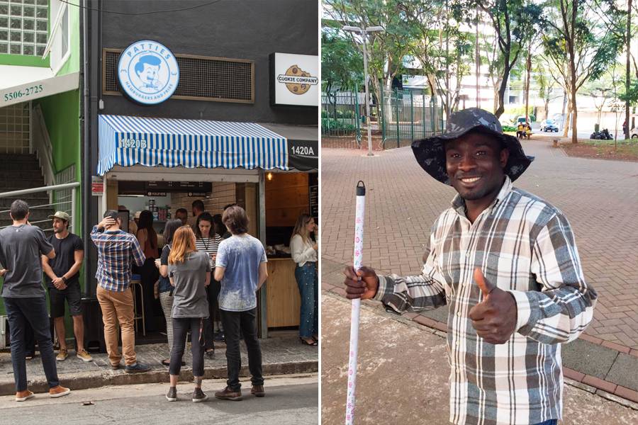 Hamburgueria faz campanha para funcionário haitiano após caso de xenofobia