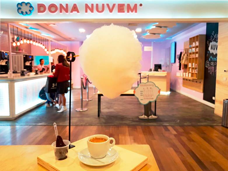 Já pensou em colocar algodão doce em vez de açúcar no café?