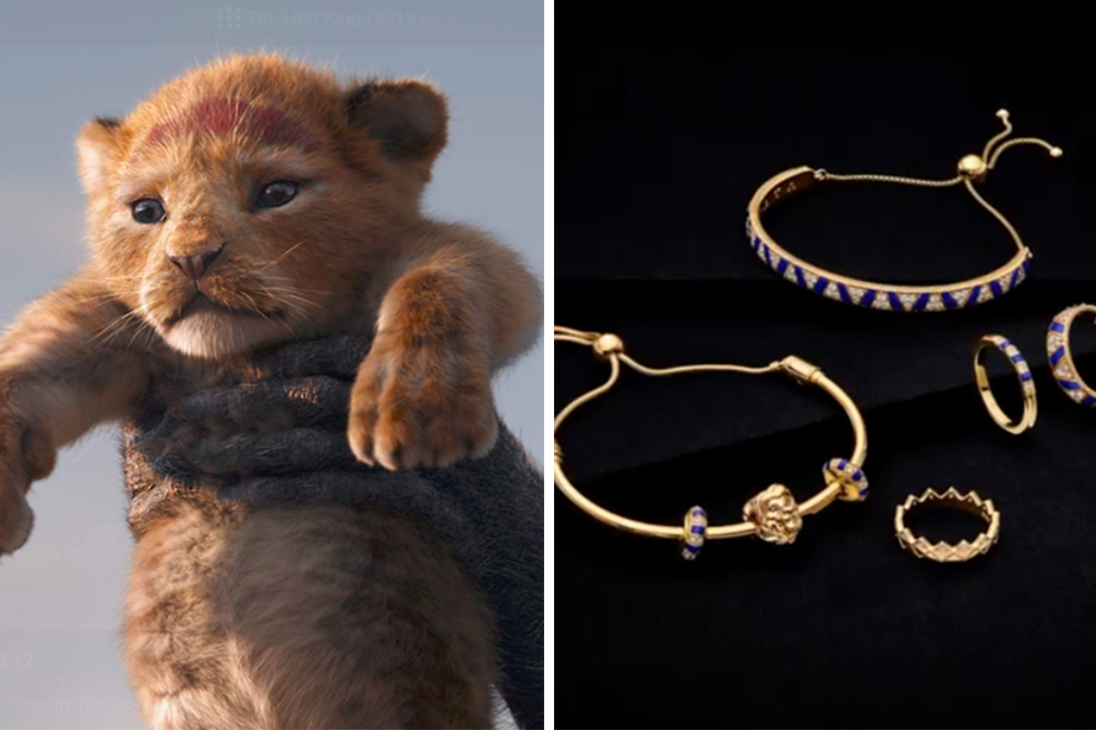 Pandora lança coleção temática para comemorar estreia de O Rei Leão