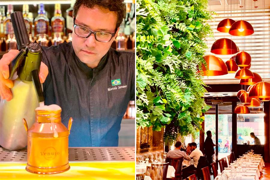 Premiado bartender Marcelo Serrano inaugura o Venuto