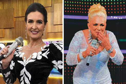 fatima bernardes e heeb homenagem no encontro