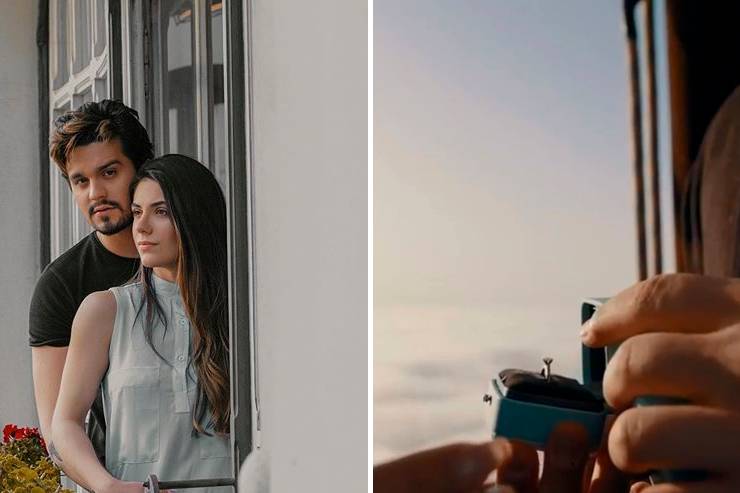 Luan Santana anuncia noivado com Jade Magalhães em vídeo megaproduzido