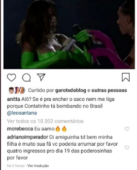 adriano pede ingresso anitta adriano pede ingresso anitta