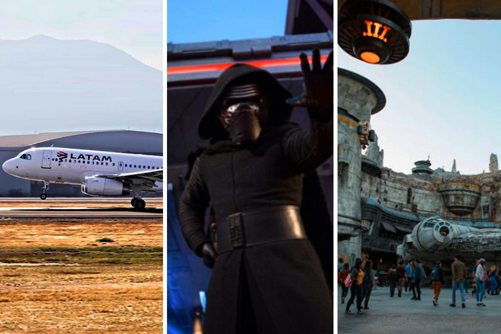 Avião da LATAM com temática Star Wars chega a São Paulo