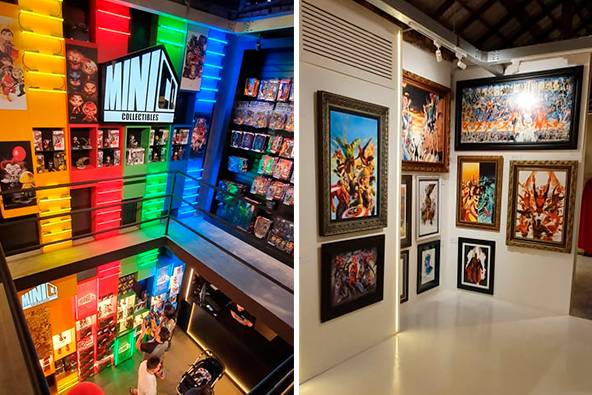 Loja geek na Consolação conta com artes originais de ‘X-Men’