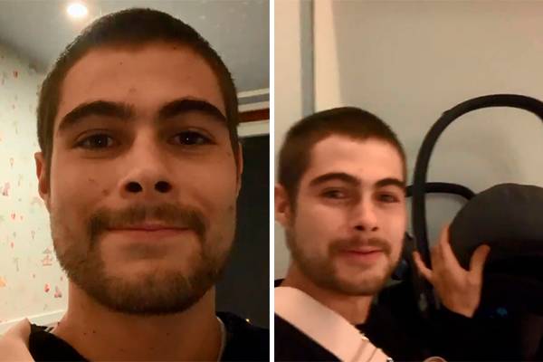 Rafa Vitti mostra vídeo que gravou um dia antes do nascimento da filha