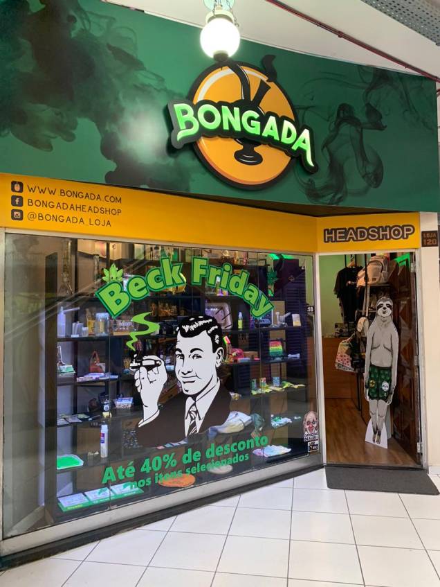 A fachada da loja Bongada: descontos de até 40% A fachada da loja Bongada: descontos de até 40%