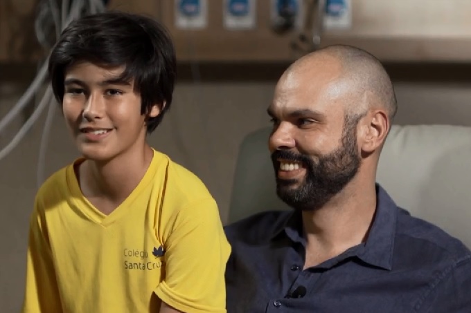 “Quero de novo levar meu filho pra ver um jogo do Santos”, diz Bruno Covas