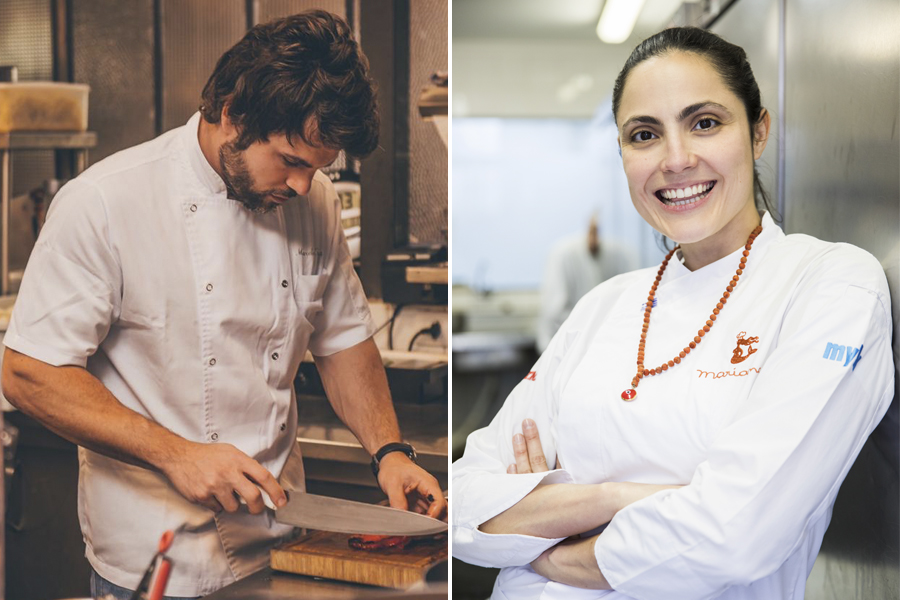 Chef do Ici Brasserie recebe chef Mariana Fonseca, do premiado Fotiá