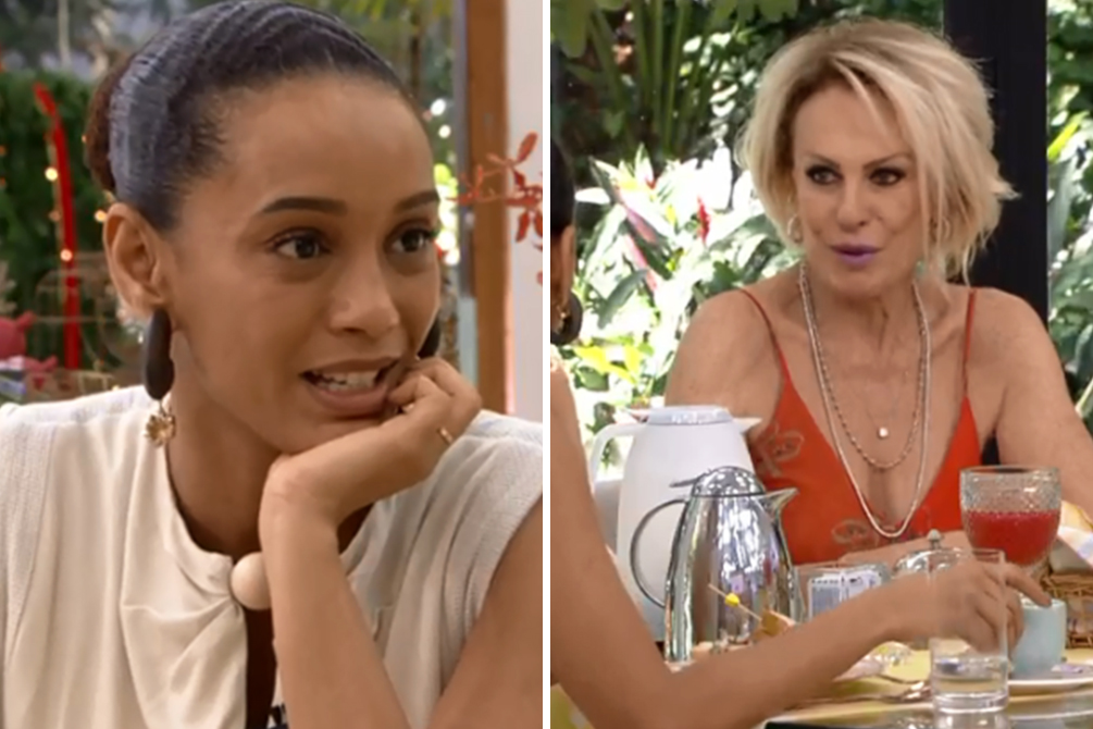 Ana Maria Braga prega pegadinha em Taís Araújo no Mais Você