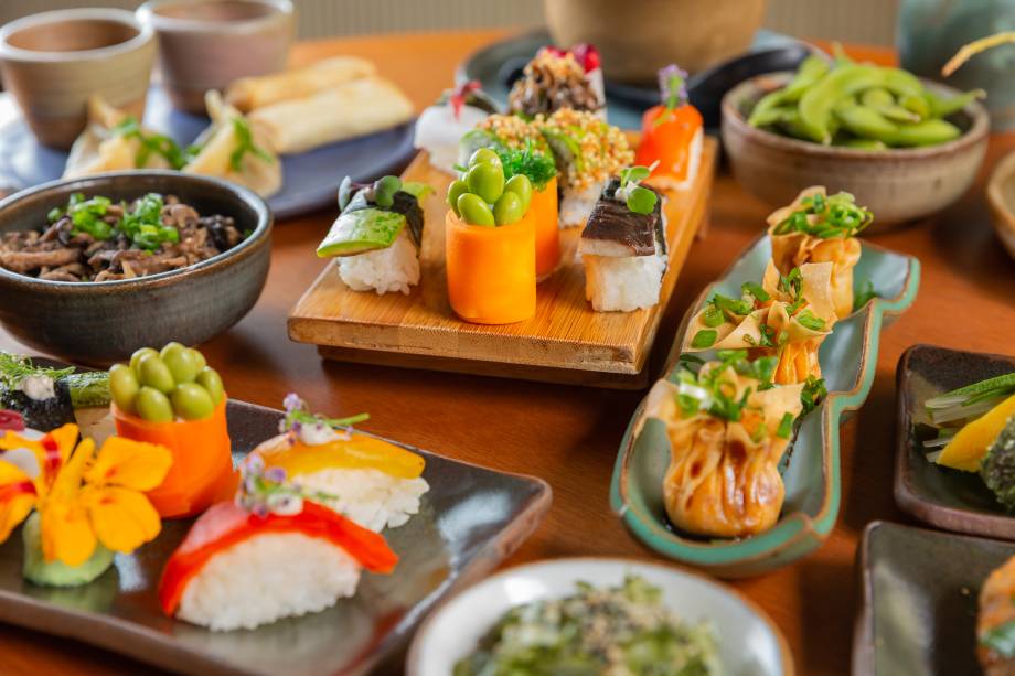 Combinado: entradas sem carne Combinado: entradas sem carne