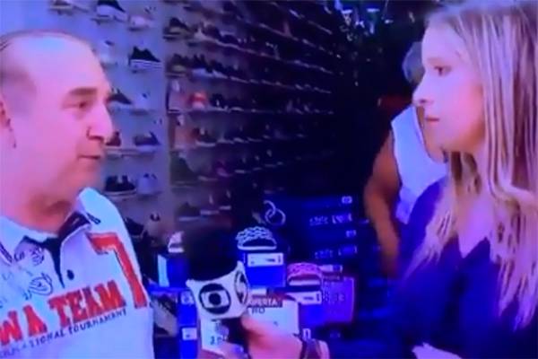 Vídeo: repórter da Globo desmaia durante entrevista ao vivo