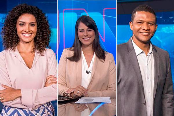 Âncoras que participaram do rodízio do JN entram no time de apresentadores