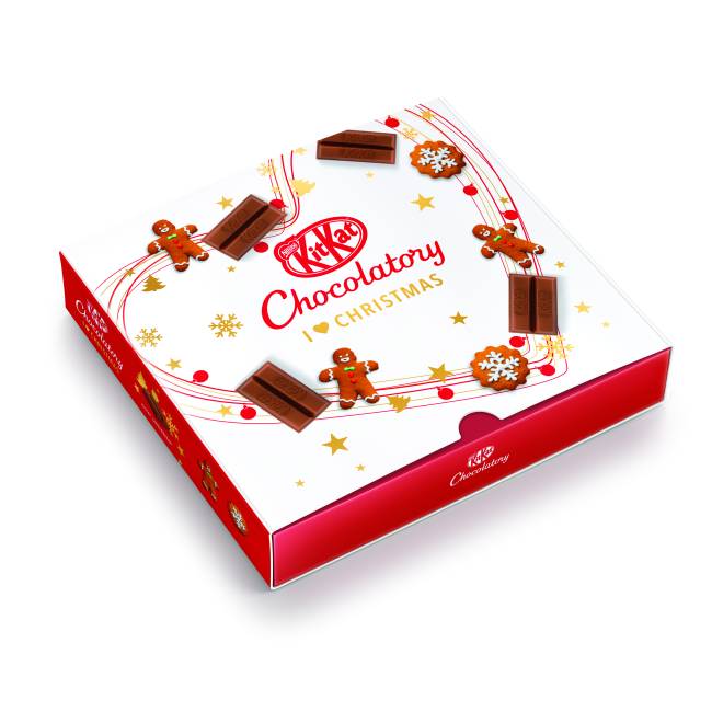Caixa de G kitkat chocolatory gingerbread cx fechada AT