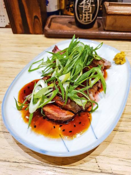 Wafu steak: com picante de mostarda japonesa