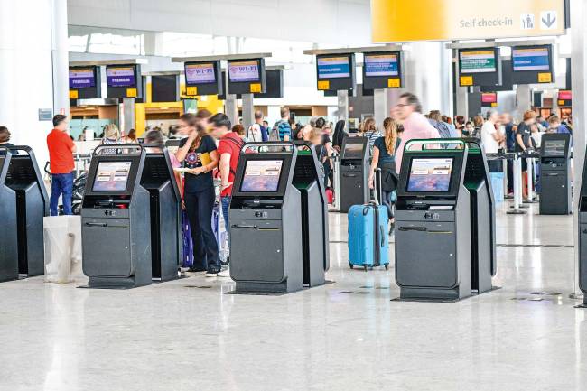 São Paulo 10 janeiro 2020Aeroporto Guarulhos SP. Foto Alexandre Battibugli A imagem mostra guichês no aeroporto de Guarulhos