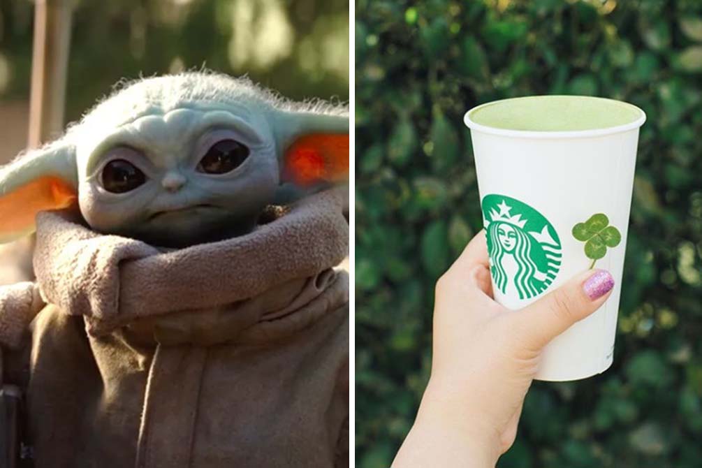 Baby Yoda inspira item de “menu secreto” da Starbucks