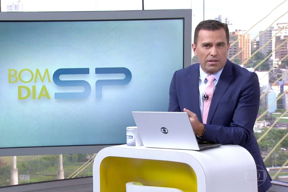 Rodrigo Bocardi tem reação inesperada durante reportagem no Bom Dia SP