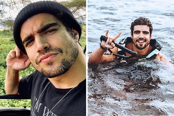 Caio Castro ganha surpresa inusitada enquanto tomava café na África