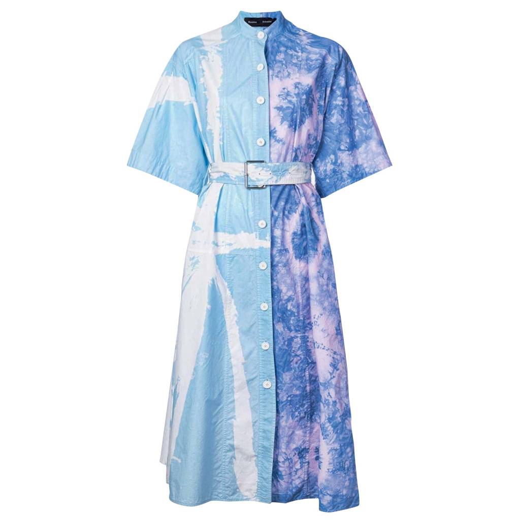 Chemise azul tie-dye Farfetch Chemise azul tie-dye Farfetch