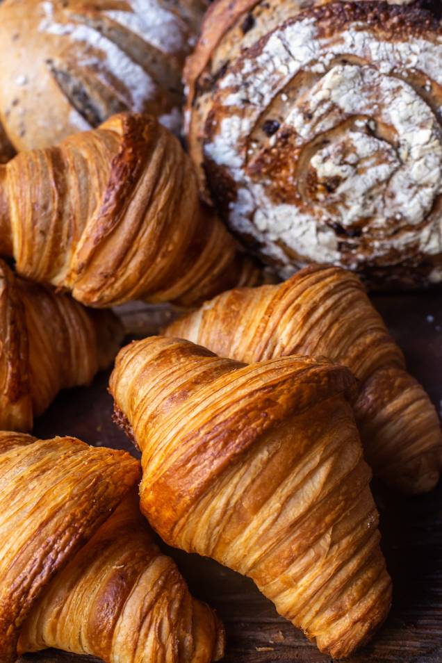 Croissants; entre as ofertas para levar Croissants; entre as ofertas para levar
