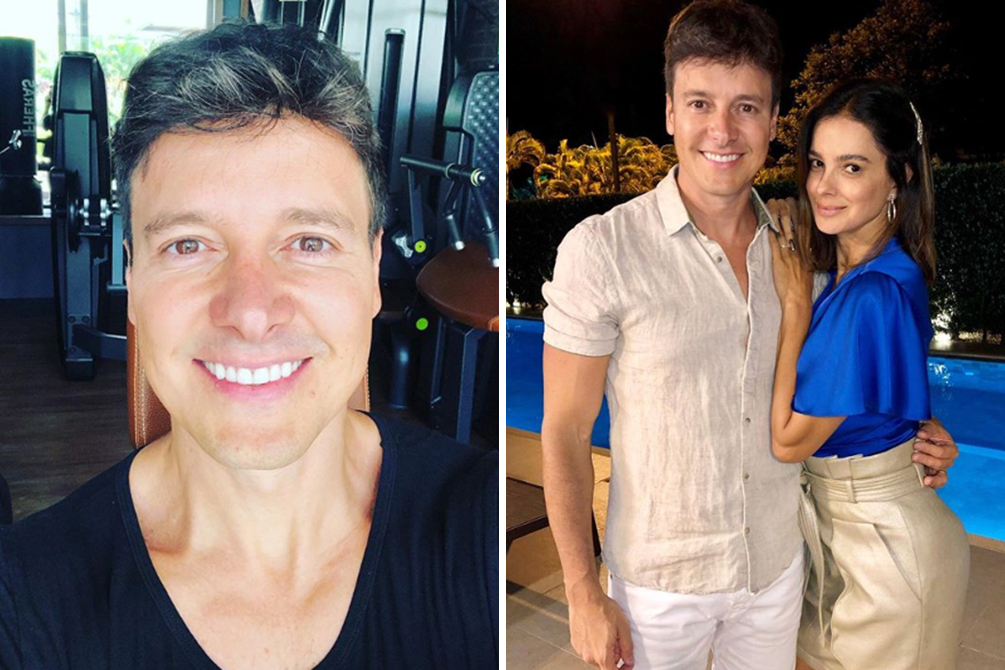 Rodrigo Faro celebra 23 anos de casamento com “antes e depois”
