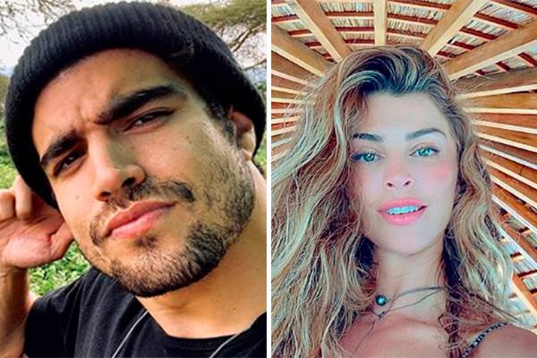 Caio Castro e Grazi Massafera postam primeira foto juntos