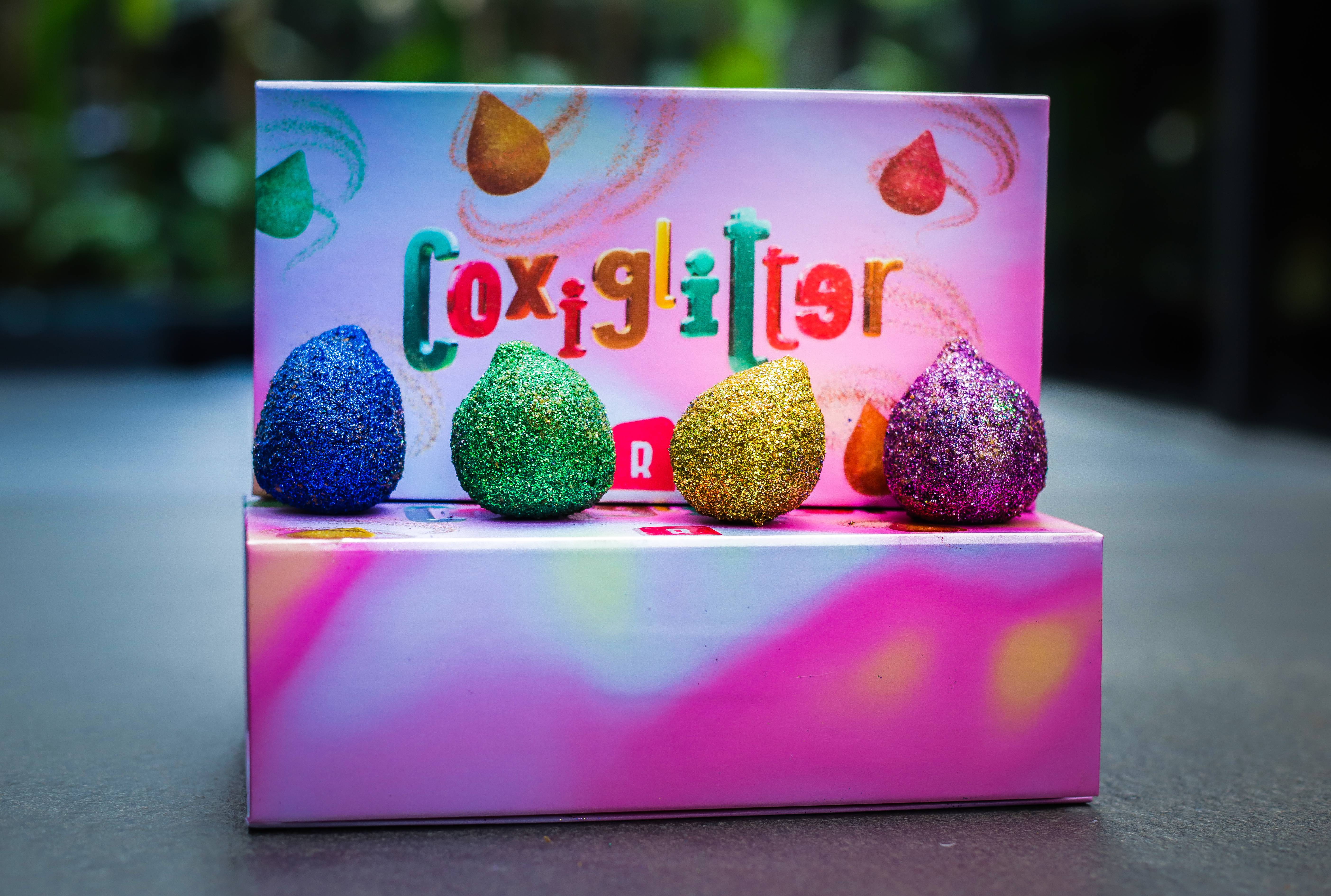 Provamos a coxinha com glitter do Ragazzo