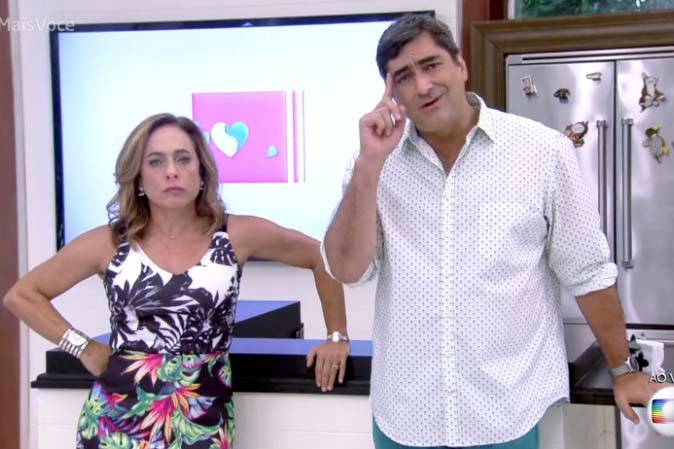 Cissa Guimarães diz “ele não” ao vivo na Globo