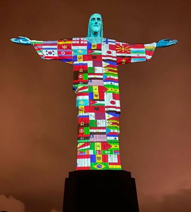 Cristo Redentor Projeções