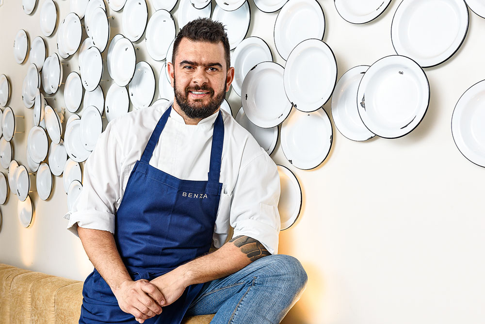 Chef do restaurante Benza