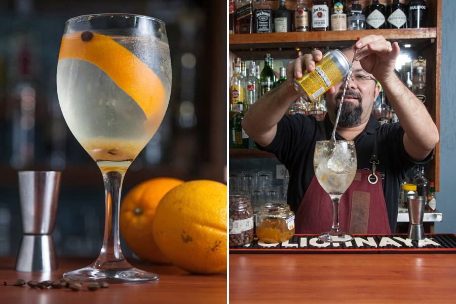 Receita de bartender: gim-tônica larangin do Boteco Paramount