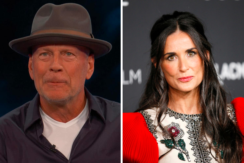Separados há 20 anos, Bruce Willis e Demi Moore dividem quarentena por Covid-19