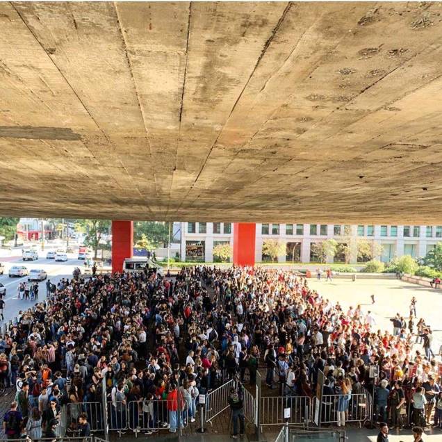 Em 2019: cinco horas de fila para ver Tarsila Popular Em 2019: cinco horas de fila para ver Tarsila Popular
