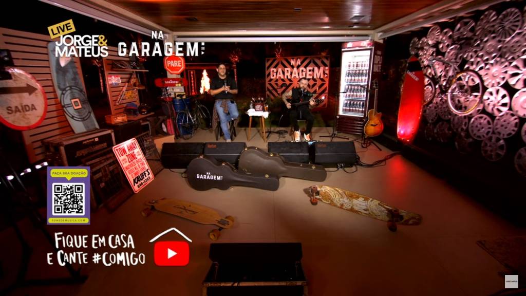 Jorge & Mateus tem a transmissão ao vivo mais vista no Youtube