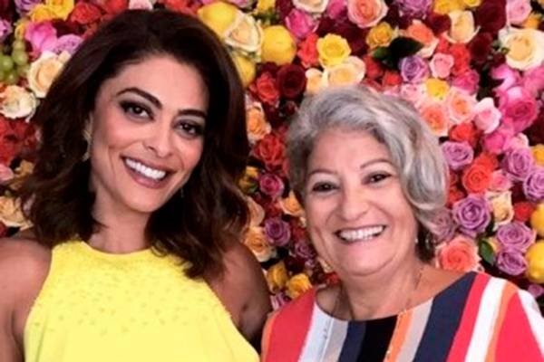 Mãe de Juliana Paes é diagnosticada com Covid-19