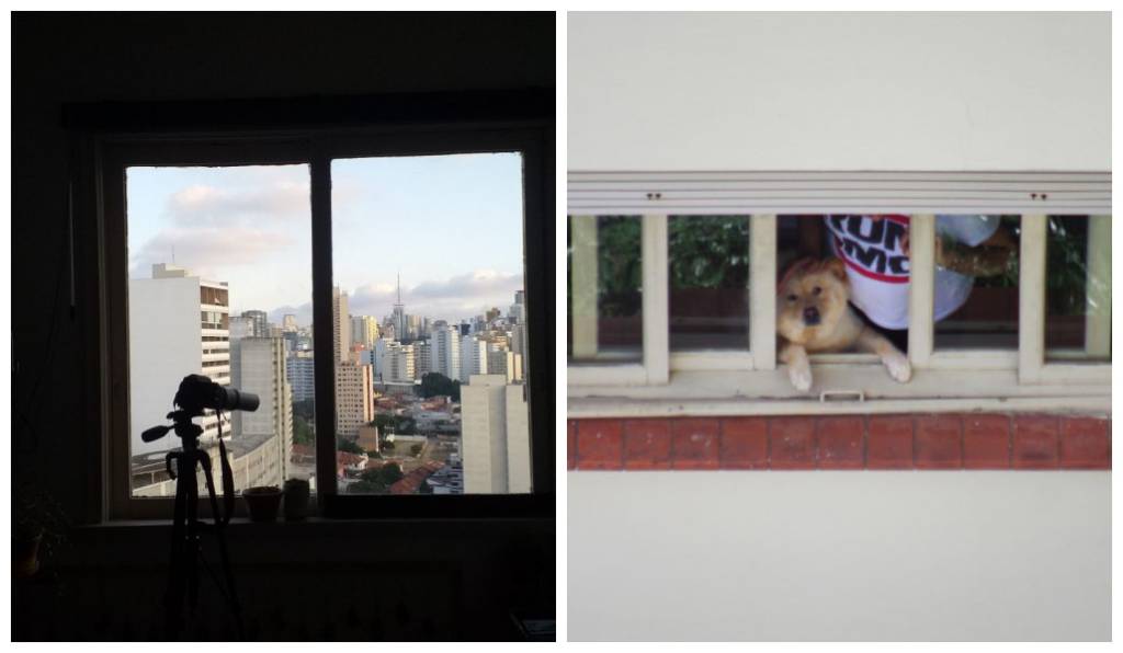 Fotógrafo Ricardo Luis clica vizinhos no centro durante a quarentena