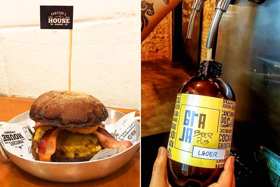 Graja Beer Pub e Pantcho’s House Burger fazem entregas e têm retiradas