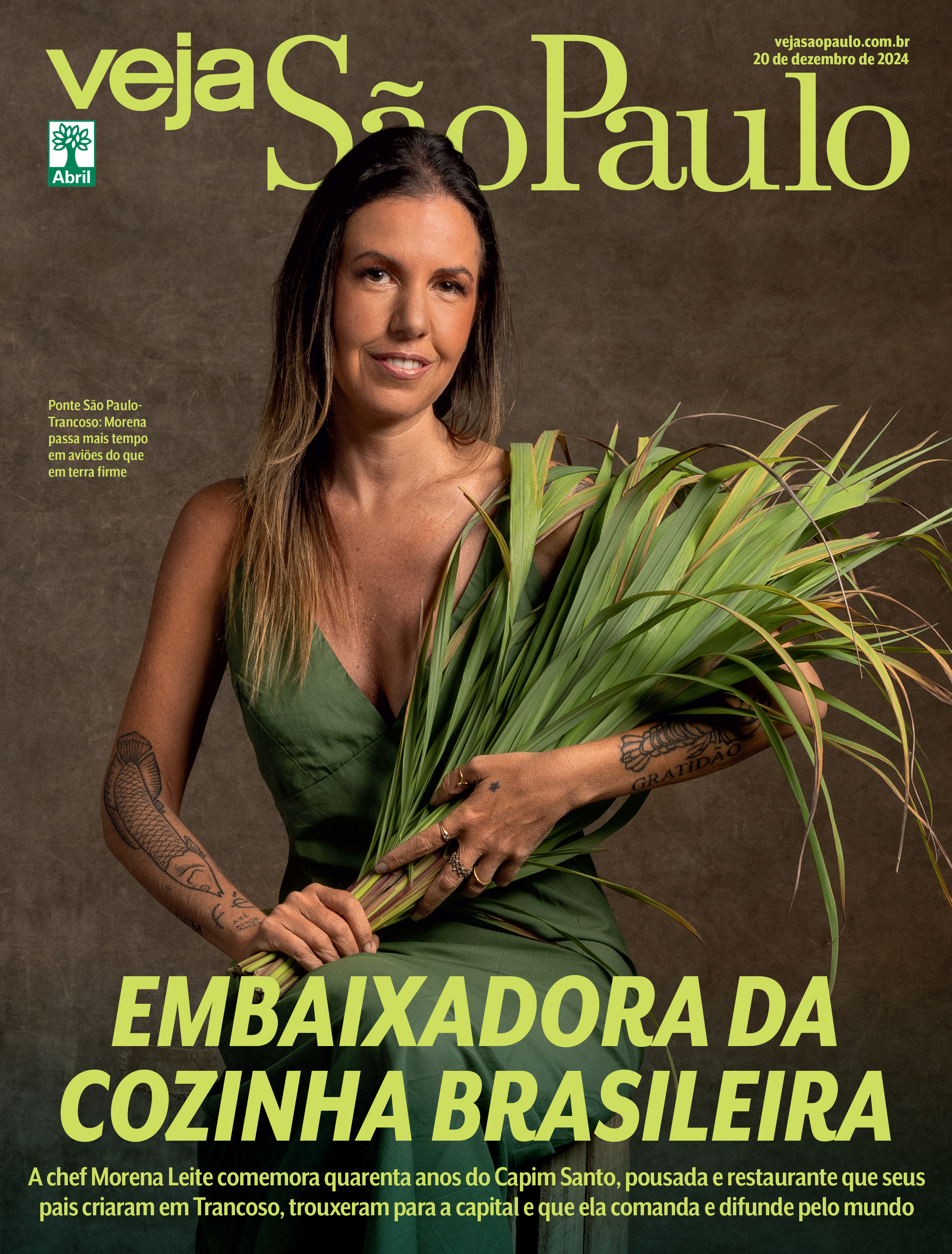 Chef Morena Leite comemora quarenta anos do Capim Santo e expande por SP