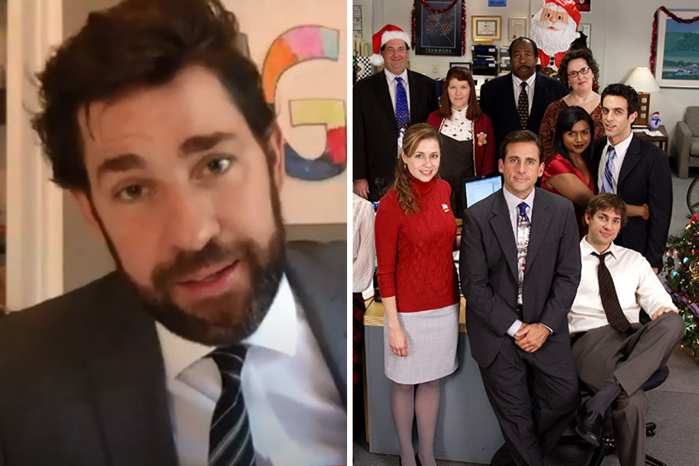 John Krasinski reúne elenco de The Office para casamento no YouTube