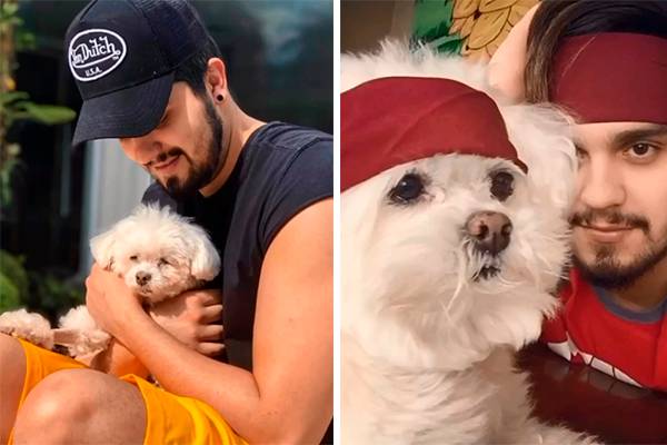 Luan Santana lamenta morte do cachorro de estimação em homenagem no Instagram