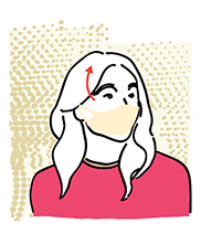Sobrancelhas e sorriso (Ilustração Joana Resek) Sobrancelhas e sorriso (Ilustração Joana Resek)