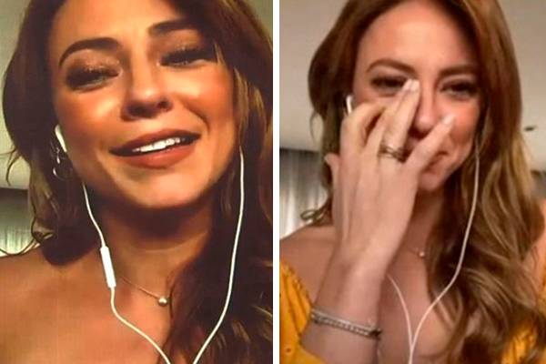 Paolla Oliveira se emociona com surpresa no ‘Encontro’