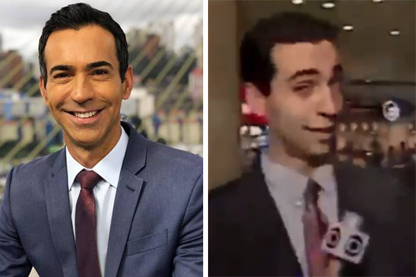 Reportagem antiga de Cesar Tralli viraliza: “Tá vendo aquela gordinha?”