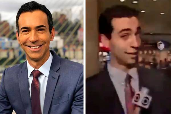 Reportagem antiga de Cesar Tralli viraliza: “Tá vendo aquela gordinha?”
