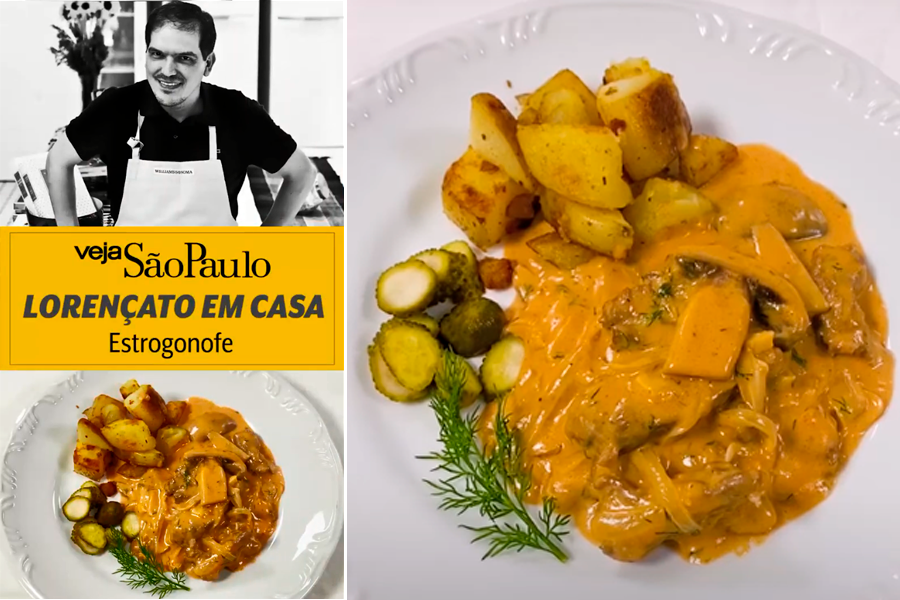 Lorençato em Casa: receita de estrogonofe