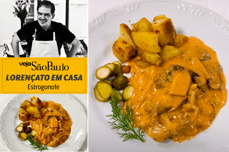 Lorençato em Casa: receita de estrogonofe